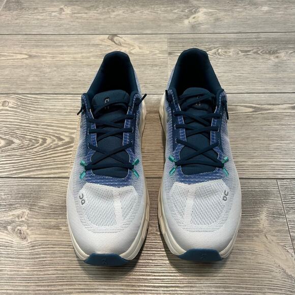 On Cloudtilt Men\'s Size 11 White Blue Mineral Ivory NIB CloudTec Phase main image 4